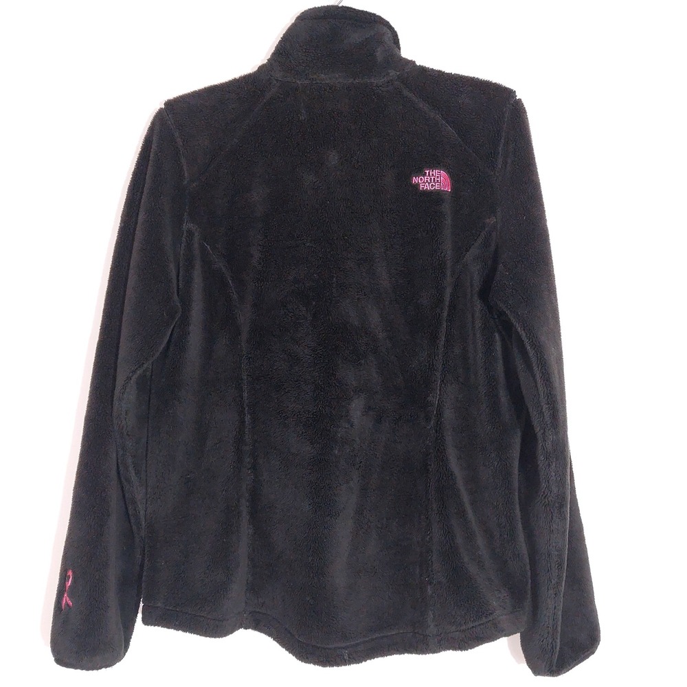 The North Face Women's Pink Ribbon Osito Fleece Jacket Size M Black - Picture 10 of 14